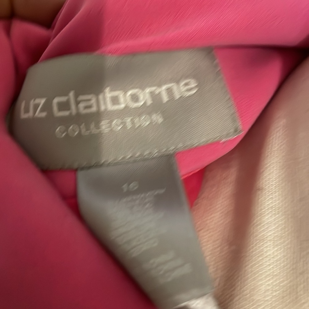 Beautiful 2 piece suit Liz Claiborne pink size 16 - Picture 11 of 12